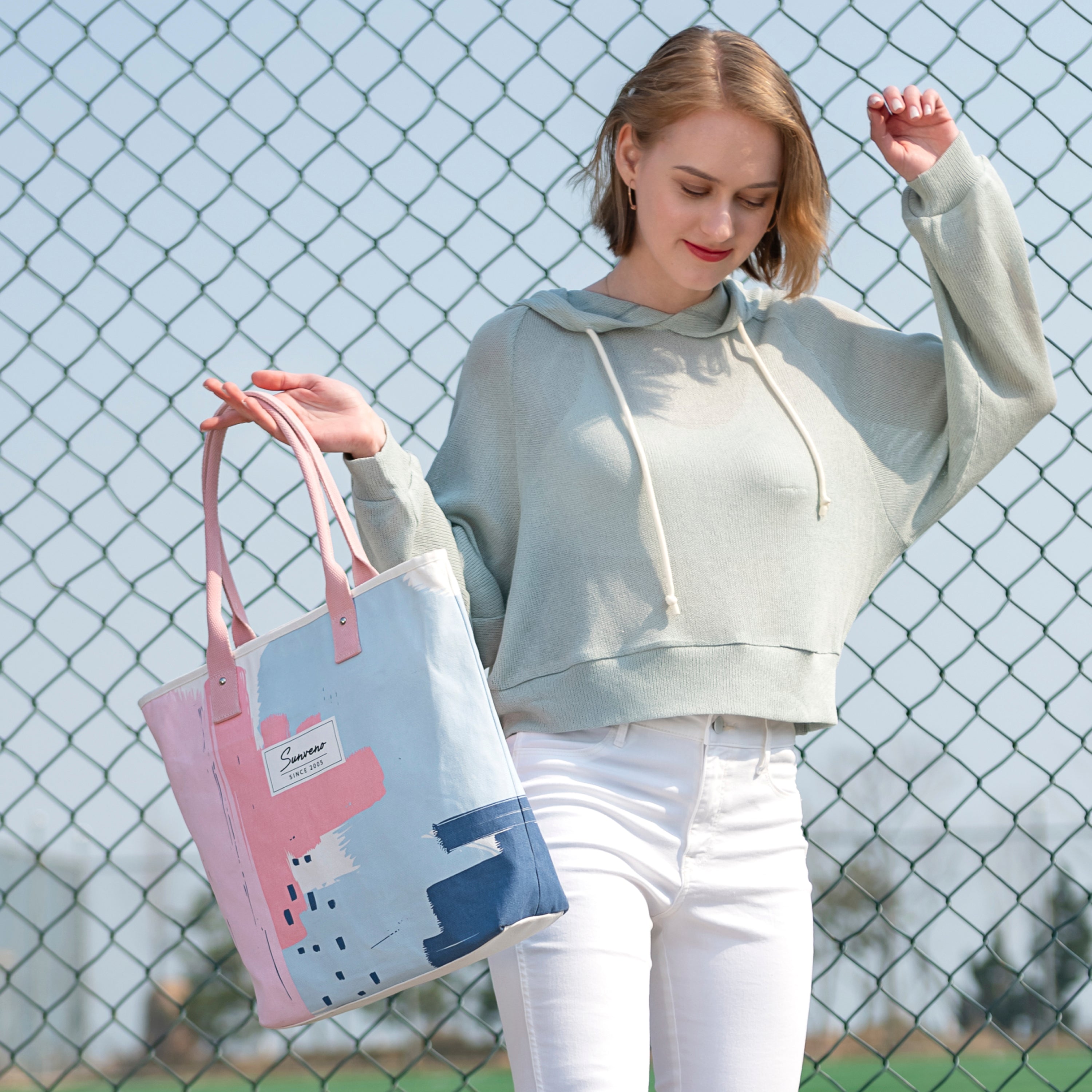 Canvas Hospital Bag Large Capacity Maternity Tote Bag
