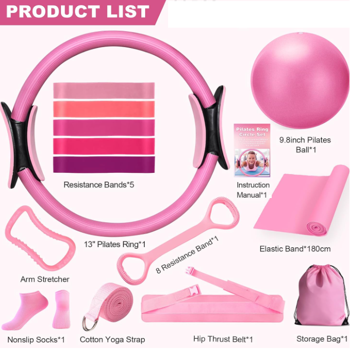 13-Piece Yoga & Pilates Set